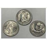 Three Different 2020-W West Point "W" Quarters