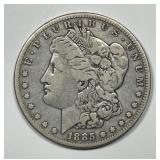 1885-S Morgan Silver $1 Fine F