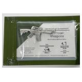 Silver M4 Carbine Gun Ingot 9.7 Grams With COA