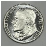 Pope Paul !! Silverplated Medallion