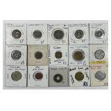 Lot of 15 Various Transit Tax Good For Type Token