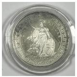 GREAT BRITAIN: 1997 British Trade Dollar Colorized