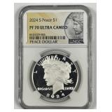 2024-S Peace Silver $1 Proof NGC PF70 UCAM