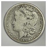 1892-S Morgan Silver $1 Good G