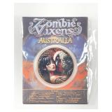 Zombie Vixens Australia Colorized Medal