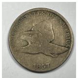 1857 Flying Eagle Cent Good G
