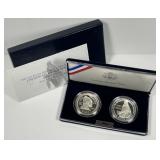 2000 Leif Ericson US & Icelandi Commem $1 Pair