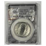 2019-D Apollo 11 50th Commem Half PCGS MS70