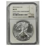 2016 Silver American Eagle NGC MS70