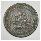 CANADA: Nova Scotia 1815 Half Penny Barry Token