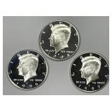 1994 1996 1997 Kennedy Silver Half Proof Trio