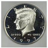 1997-S Kennedy Silver Half Proof PRF