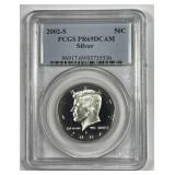 2002-S Kennedy Silver Half Proof PCGS PR69 DCAM