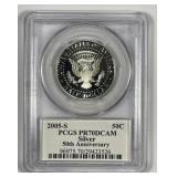 2005-S Kennedy Silver Half PCGS PR70 DC SIgnature