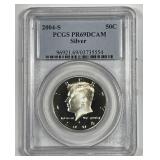 2004-S Kennedy Silver Half Proof PCGS PR69 DCAM
