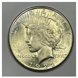 1923-S Peace Silver $1 Uncirculated BU