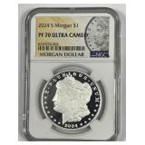 2024-S Morgan Silver $1 Proof NGC PF70 UCAM