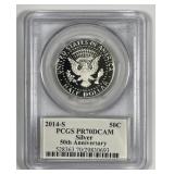 2014-S Kennedy Silver Half PCGS PR70 DC SIgnature