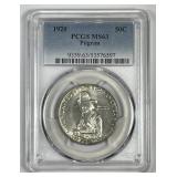 1920 Pilgrim Commemorative Silver Half PCGS MS63