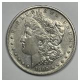 1890-S Morgan Silver $1 Extra Fine XF+