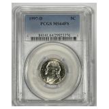 1997-D Jefferson Nickel Full Steps PCGS MS64 FS