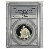 1982-S Washington Proof Half DONNA POPE PCGS PR69