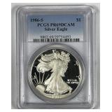 1986 Silver American Eagle Proof PCGS R69 DCAM