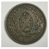 CANADA: 1837 Half Penny Lower Canada Bank Token