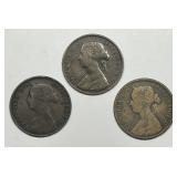 CANADA: New Brunswick 1861 Cent Trio
