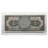 MEXICO: Strap of 100 1970 Un Peso Notes CU