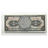 MEXICO: Strap of 100 1970 Un Peso Notes CU