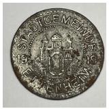 GERMANY: Notgeld 1919 10 Mark Stadtgemeinde
