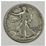 1916-S Walking Liberty Silver Half Good G