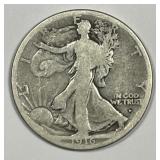 1916-D Walking Liberty Silver Half Good G