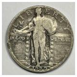 1929-S Standing Liberty Silver Quarter Very Good