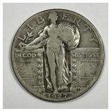 1927-D Standing Liberty Silver Quarter Good G