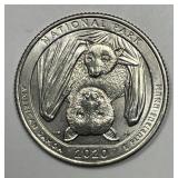 2020-W American Samoa Washington Quarter AU/UNC