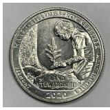 2020-W Marsh Billings Washington Quarter AU