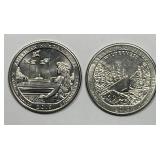 2019-W American Memorial & Frank Church 25c Pair