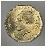 TANZANIA: 1971 5 Shillings Uncirculated UNC