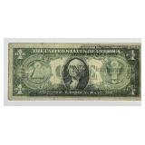 1935-E $1 Silver Certificate Offset ERROR
