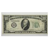 1934-D $10 Federal Reserve Note Fr# 2009B XF