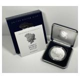 2025-P Peace Silver Dollar w/Original Box & COA
