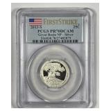 2013-S Great Basin Silver Proof Quarter PCGS PF70