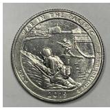 2019-W War In The Pacific Washington Quarter AU