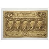 1862 25c Fractional First Issue Fr#1281 Fine