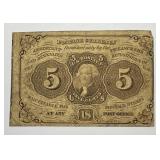 1862 5c Fractional First Issue Fr#1230