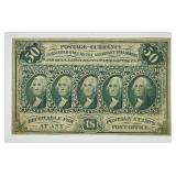1862 50c Fractional First Issue Fr#1312 VF/XF