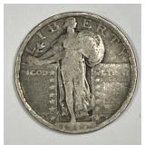 1917 Standing Liberty Silver Quarter Type 2 VG det