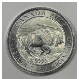 CANADA: 2015 Silver $8 Buffalo 1 1/4 oz .9999